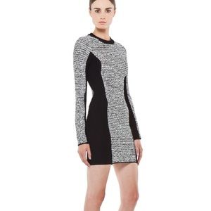 Alexander Wang Wool Mini Long Sleeve Dress